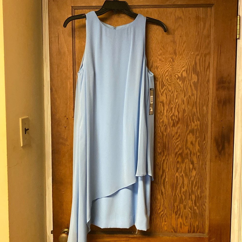 TAHARI Cornflower Blue Dress